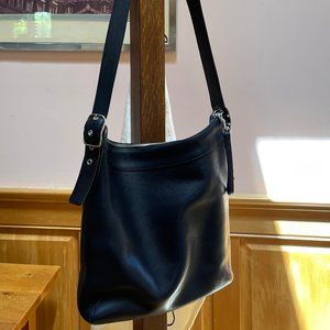 Coach Black Leather Crossbody/Hobo